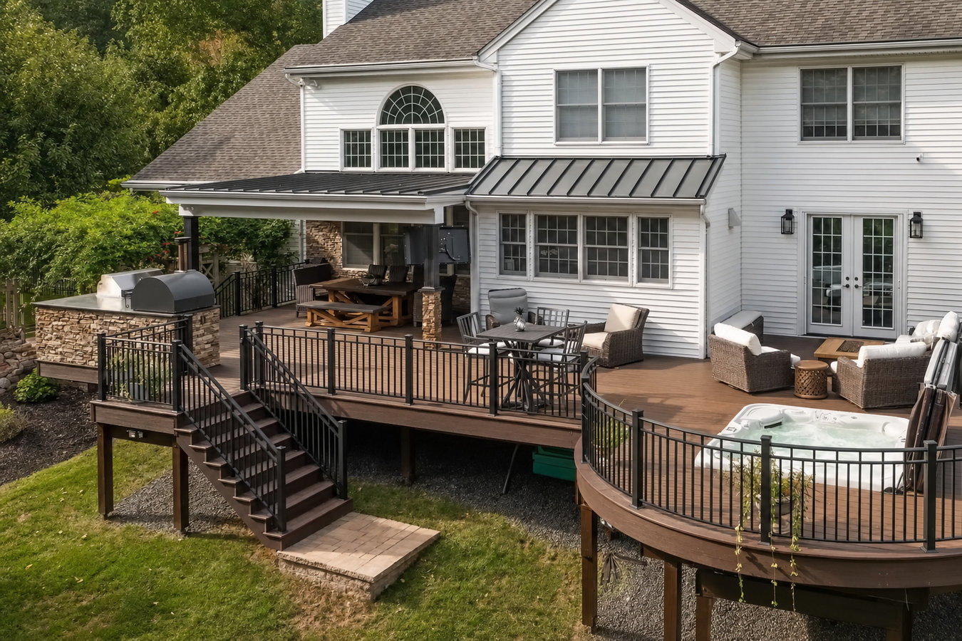 Custom deck design and build